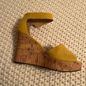 Unisa suede wedge sandals